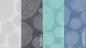 Preview: Infinity XXL Keramikplatte Typ Holos Aegan Blue - Andaman Emerald - Vik Black - Hyams White 